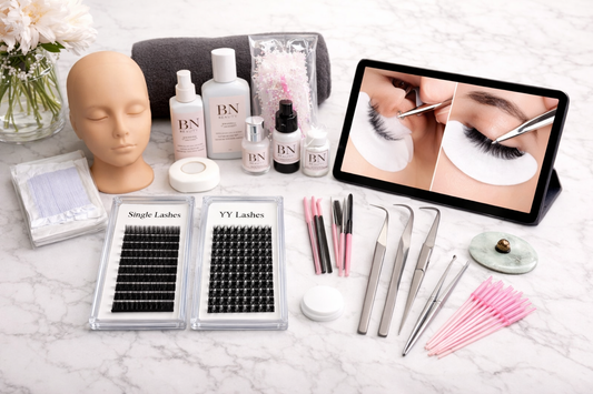 Single lash + YY lashes - online Kursus